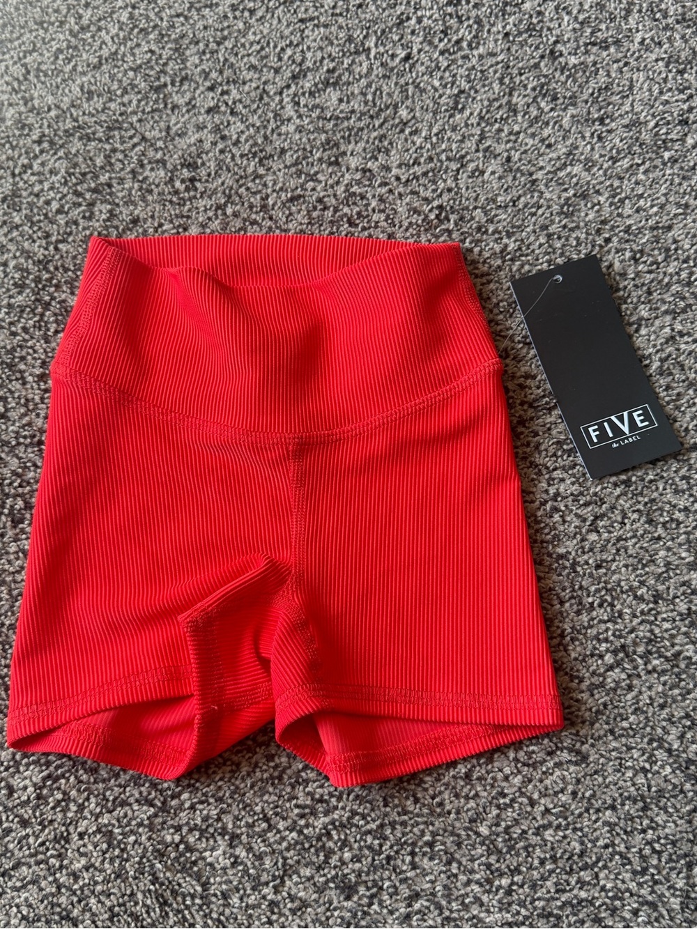 FIVE the Label  Ribbed 3” Dance Shorts